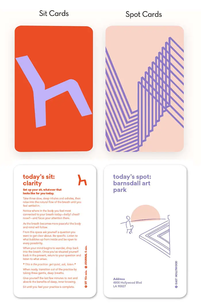 sit cards and spot cards