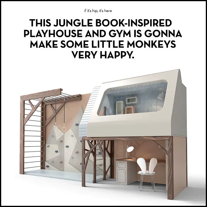 Read more about the article Kids Are Gonna Go Ape For This Jungle Book-Inspired Playhouse and Gym