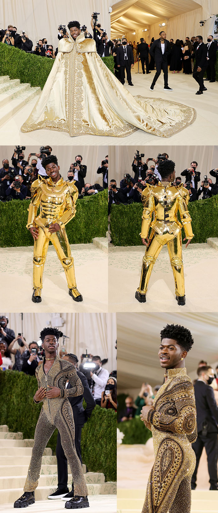 lil nas x cape and suit met gala
