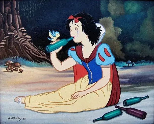 snow white drunk on love rodolfo loaiza IIHIH