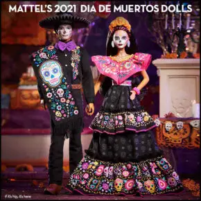 Mattel’s 2021 Day of The Dead Dolls. Barbie and Ken do Dia De Muertos.
