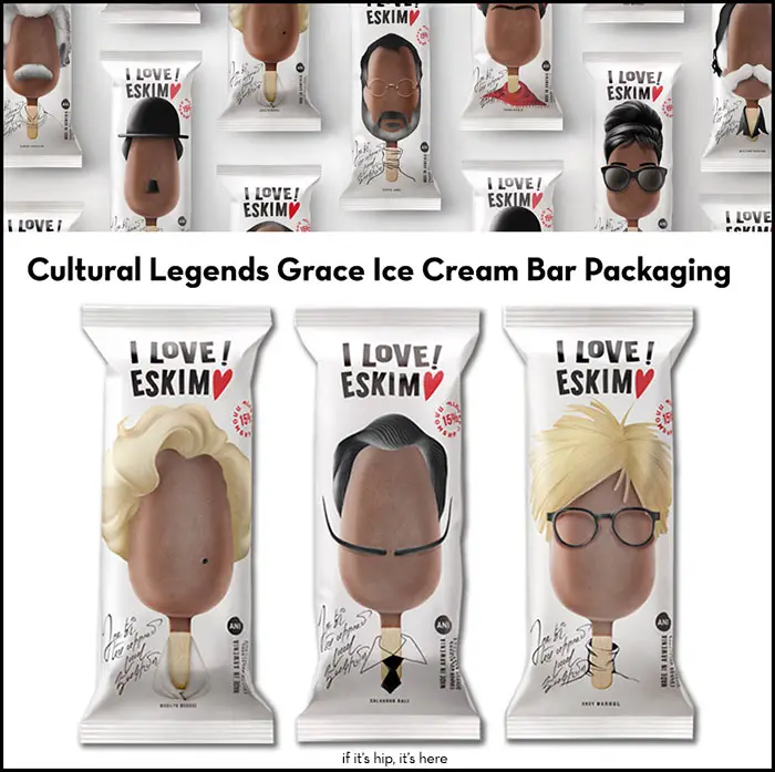 I love eskim♥ ice cream packaging