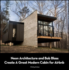 Plāhaus Modern Cabin by Neon Architecture on Airbnb