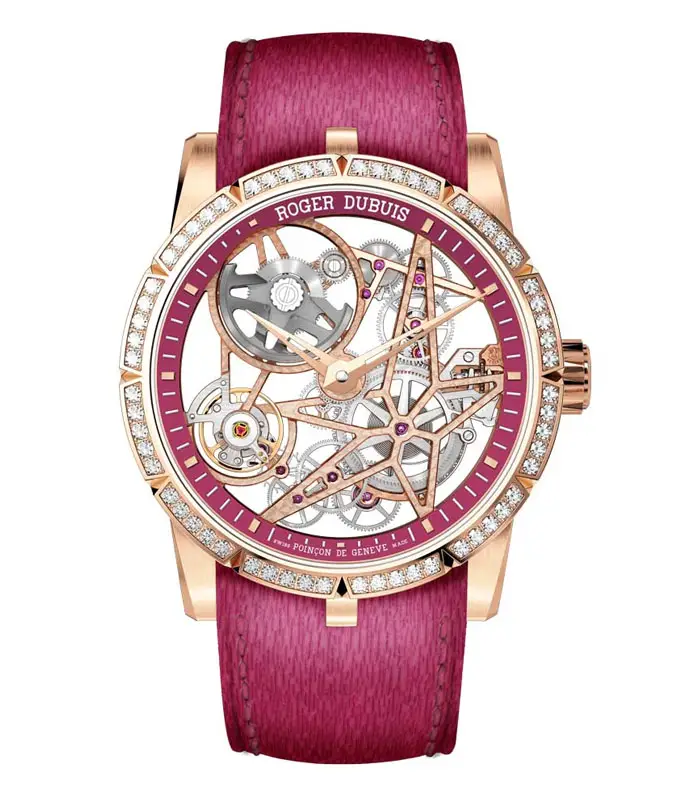 Roger Dubuis Excalibur Automatic Skeleton for pink dial project