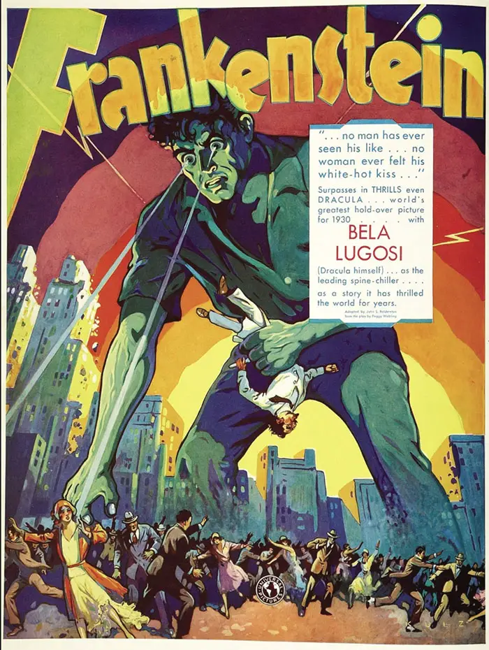 Bela Lugosi Frankenstein poster 1931