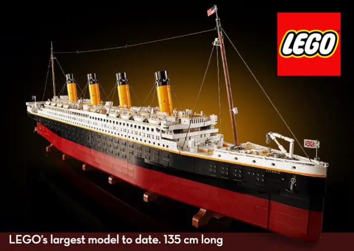 lego titanic largest model ever
