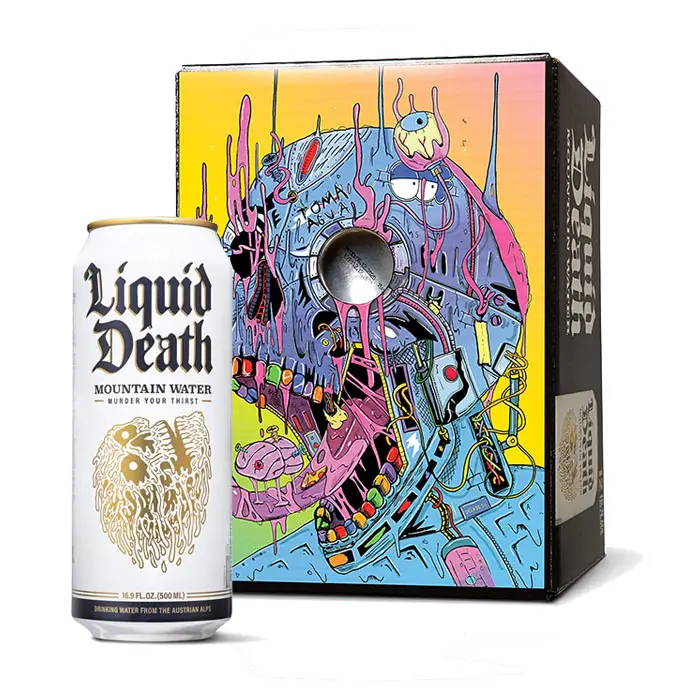 liquid death still water case artwork IIHIH