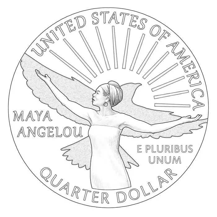 maya angelou quarter