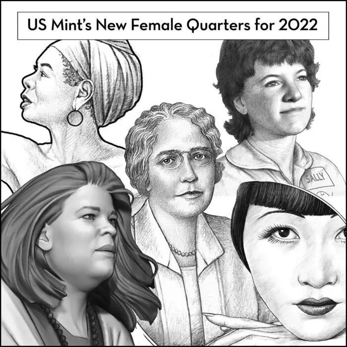 Read more about the article New U.S. Quarters To Celebrate 5 Distinguished American Women Every Year for the Next Four.