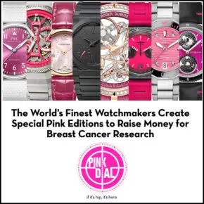 Watchmakers Put On Pink for Breast Cancer Awareness. The Pink Dial Project Watch Auction.