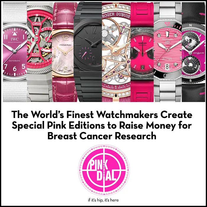 Read more about the article Watchmakers Put On Pink for Breast Cancer Awareness. The Pink Dial Project Watch Auction.