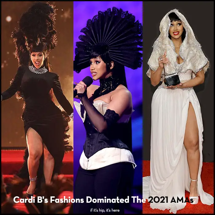 Cardi B's Fashions Dominated The 2021 AMAs