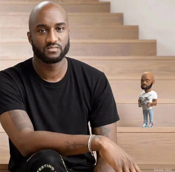 Virgil Abloh and Vinyl figure