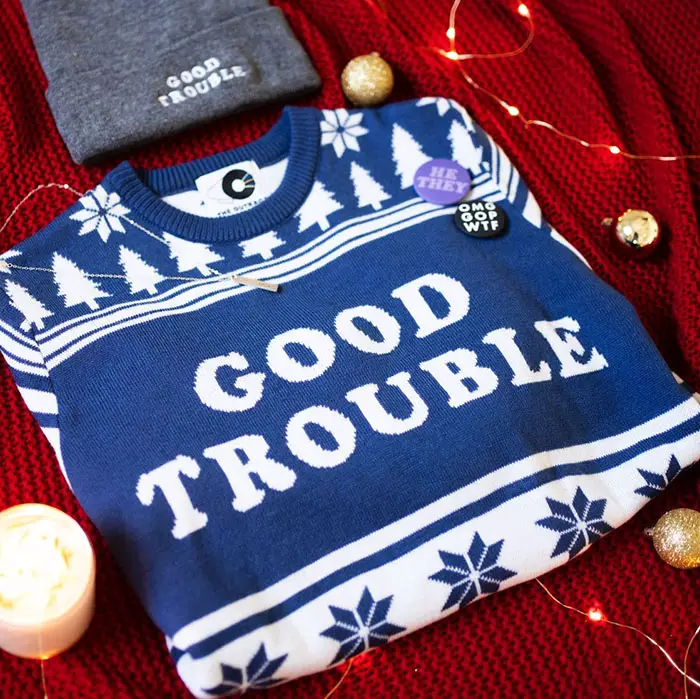 Good Trouble_ sweater the outrage