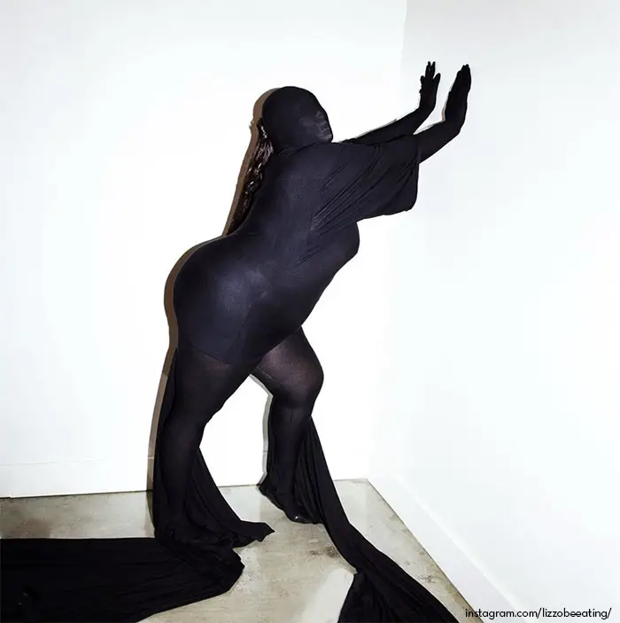 Lizzo as Kim Kardashian in balenciaga