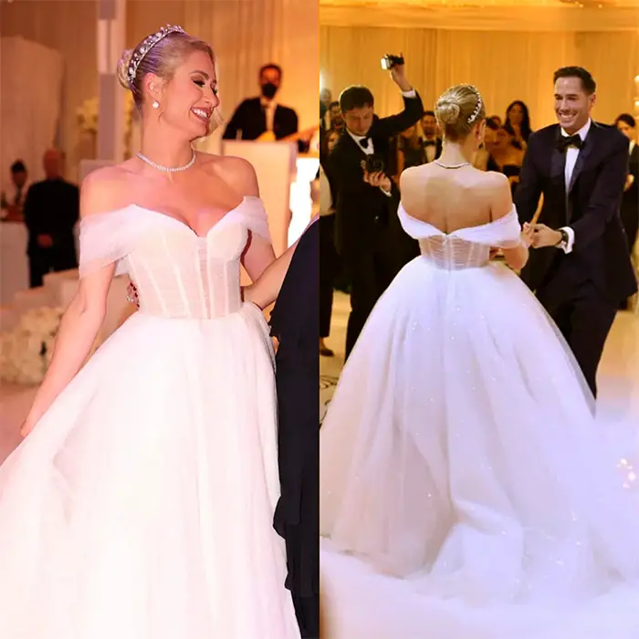 paris hilton Galia Lahev gown