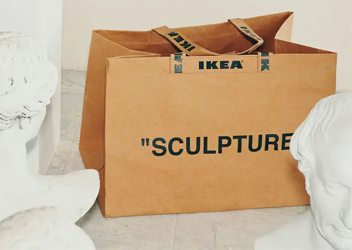abloh sculpture bag for IKEA