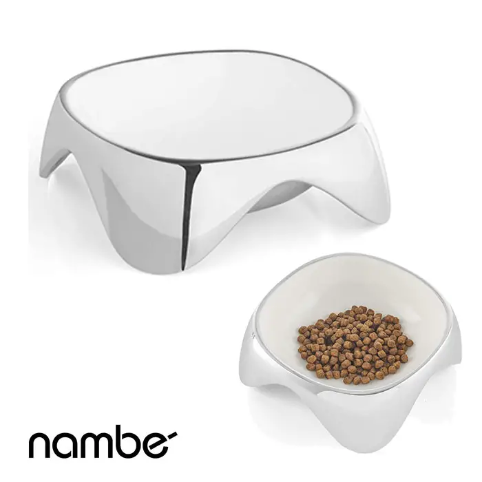 nambe dog bowl