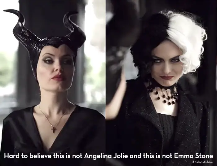 russian cosplay actresses as cruella and malificent