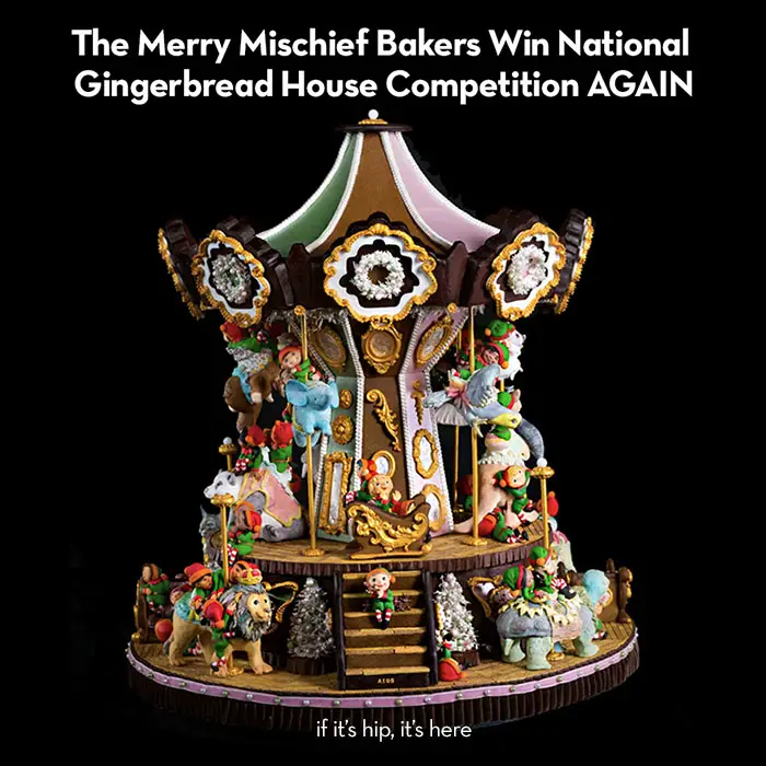 Gingerbread Carousel Wins Competition IIHIH