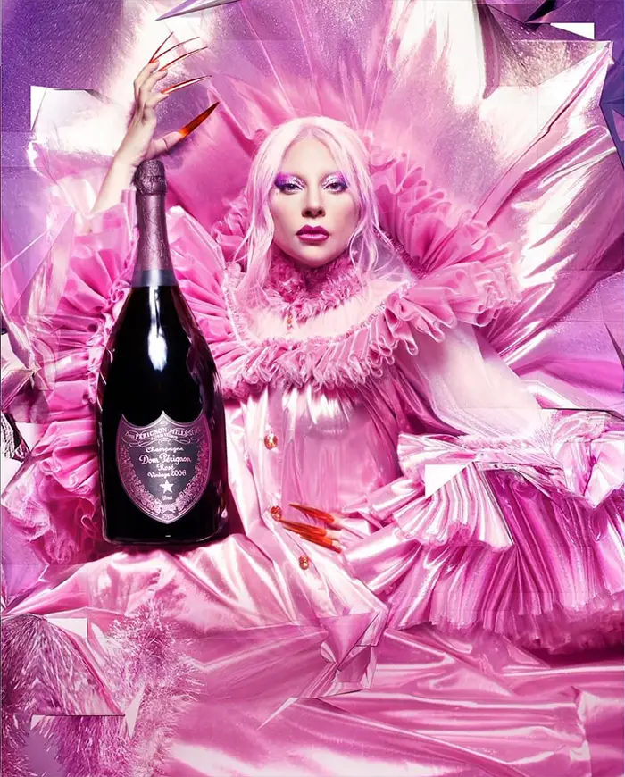 lady gaga Dom Perignon rose jereboam