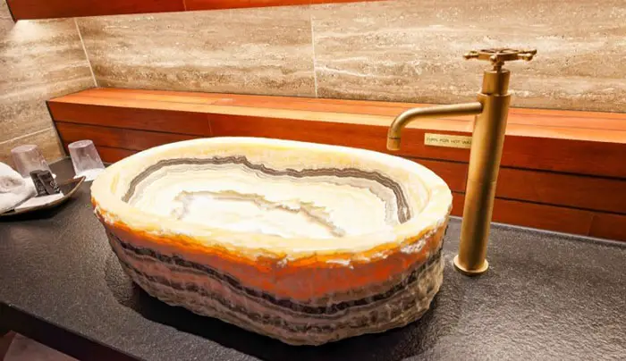 agate bathroom sink