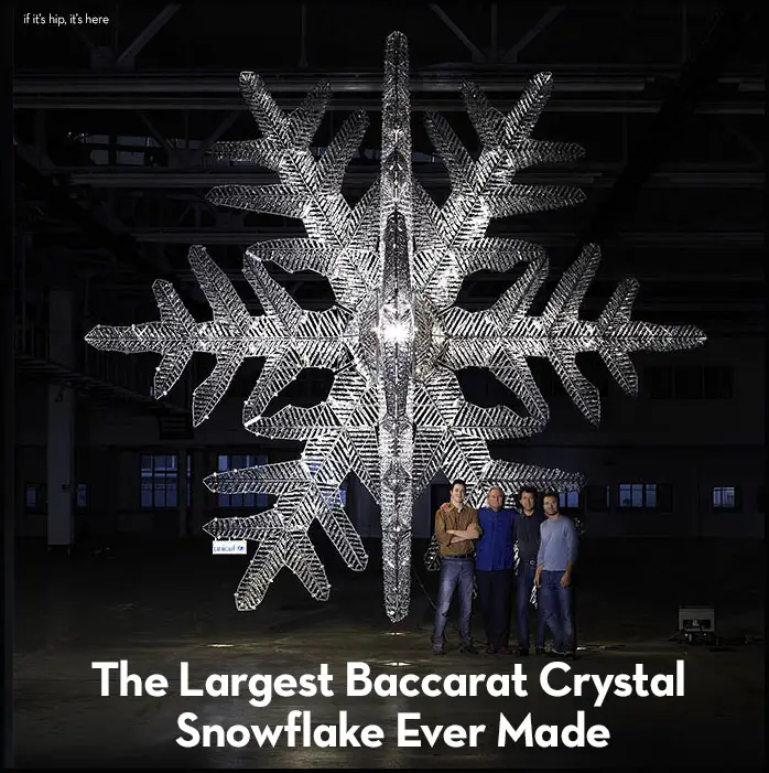 Read more about the article The Largest Baccarat Crystal Snowflake Ever Made.