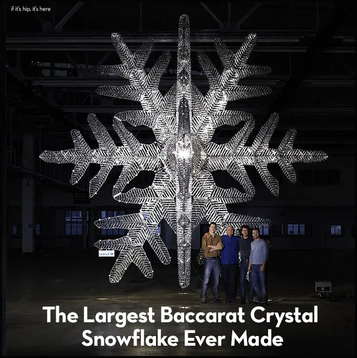 ingo maurer baccarat snowflake