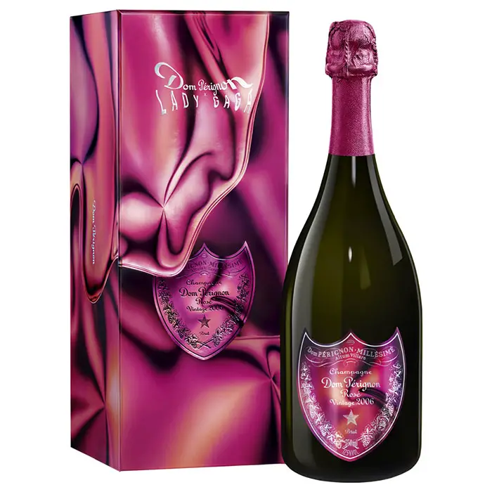 lady-gaga-dom-perignon-rose-bottle box