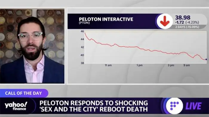 peloton stock drops