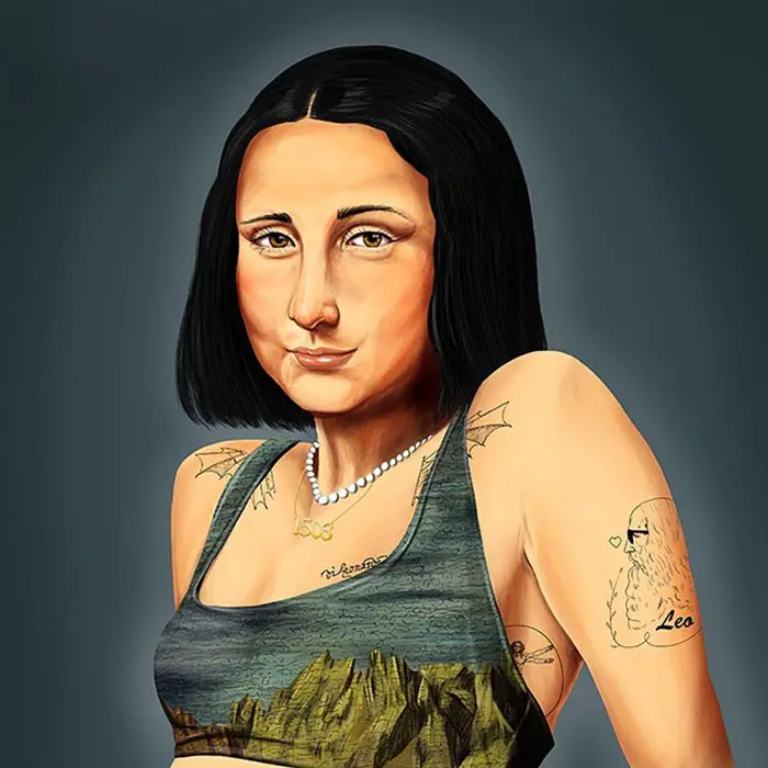 Mona Lisa by Amit Shimoni