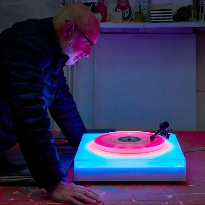 brian eno color-changing turntable 