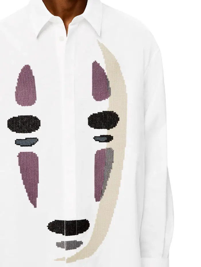 embroidered shirt loewe spirited away