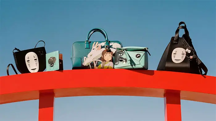 loewe spirited away leather goods