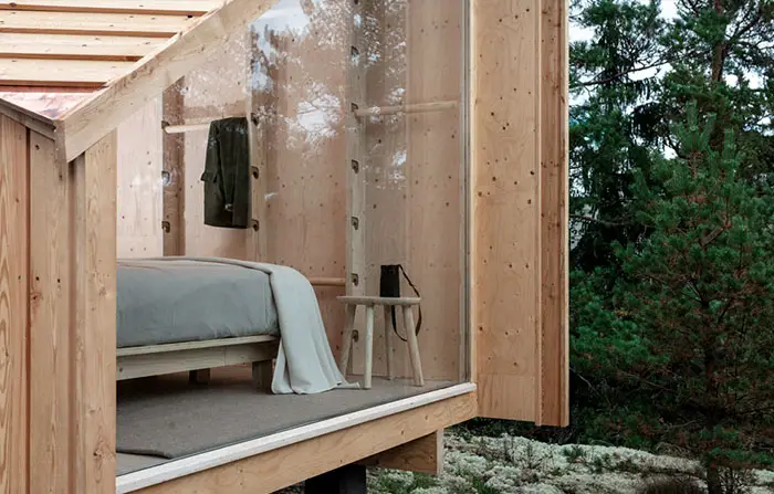 prefab modular cabin space of mind