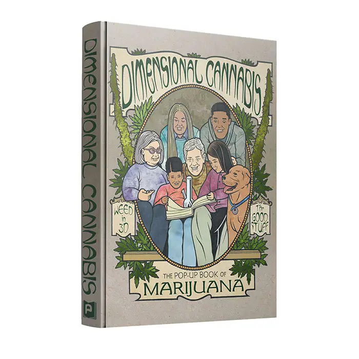 Marijuana-pop-up book