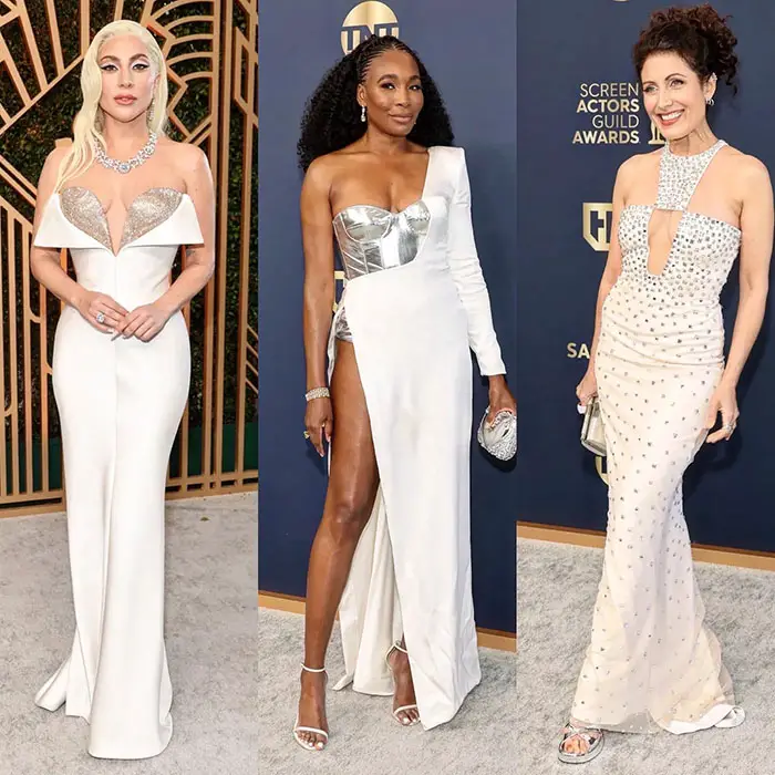 Lady Gaga, Venus Williams and Lisa Edelstein SAG Awards Red Carpet