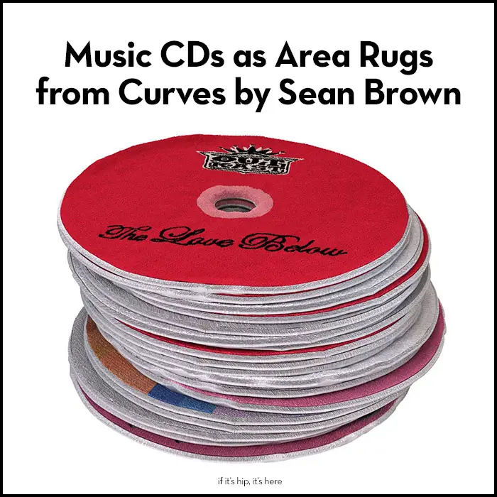 Read more about the article Music CDs as Area Rugs from Curves by Sean Brown