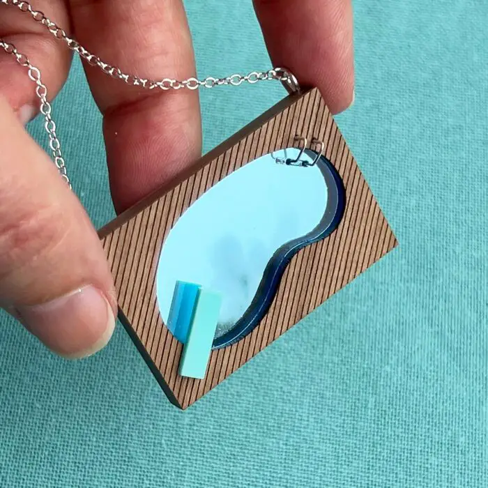swimming pool necklace