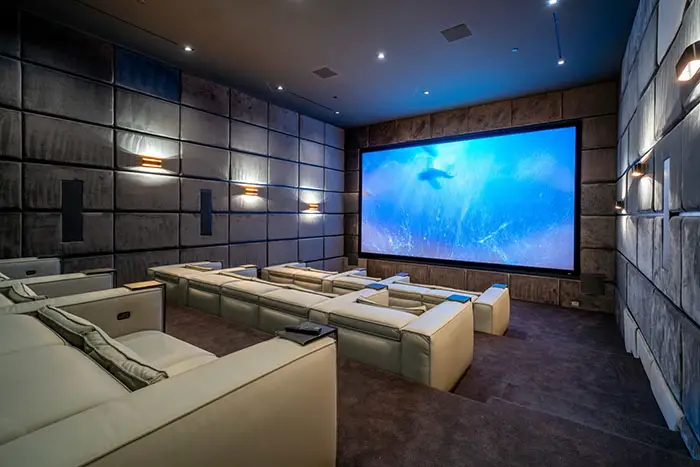 indoor home theater