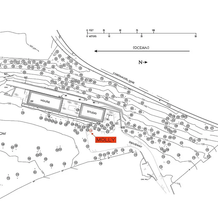 eames house site map