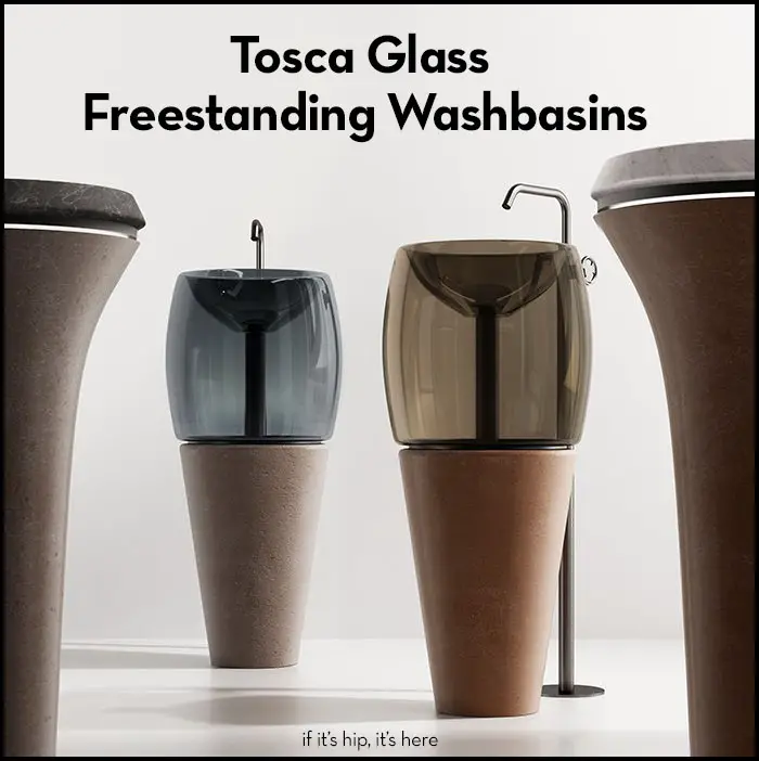 tosca glass freestanding washbasins