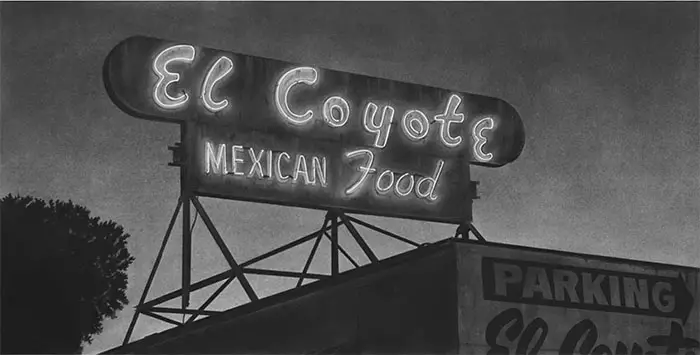 El Coyote restaurant sign los angeles