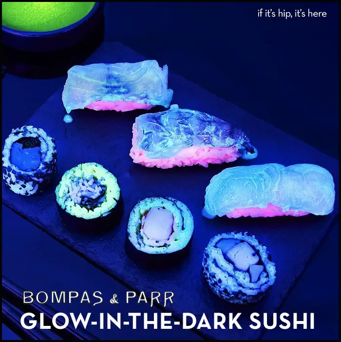Read more about the article Glow-In-The-Dark Sushi from Bompas and Parr