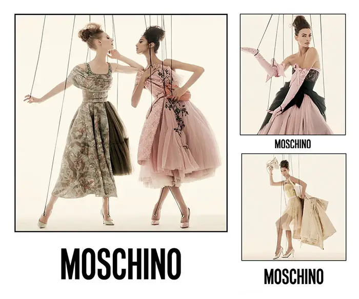 moschino marionettes ad campaign