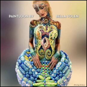 Body Painting + Balloon Art = Paintloon by Bella Volen