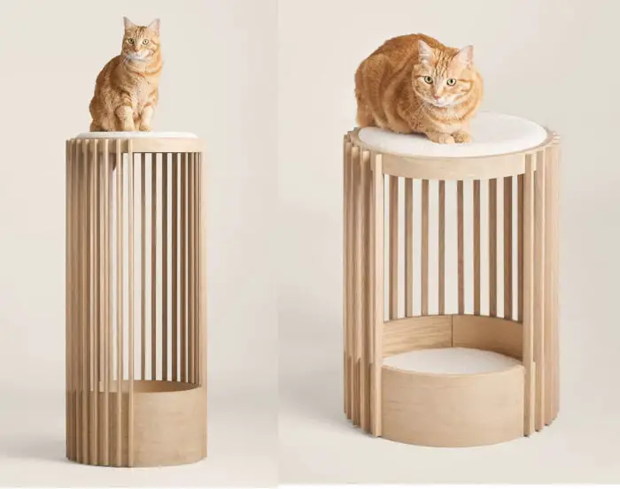 modern cat tower