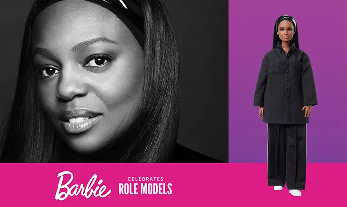 Pat McGrath and her barbie doll