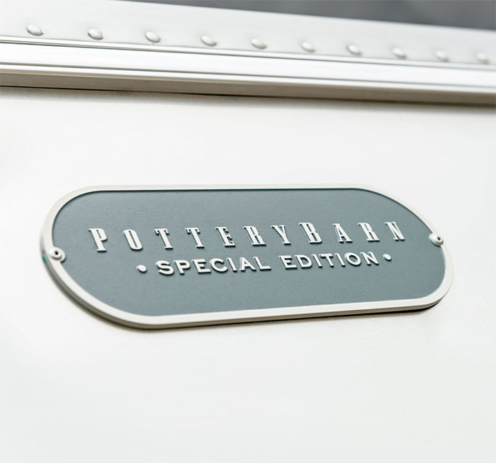 airstream pottery barn edition badge