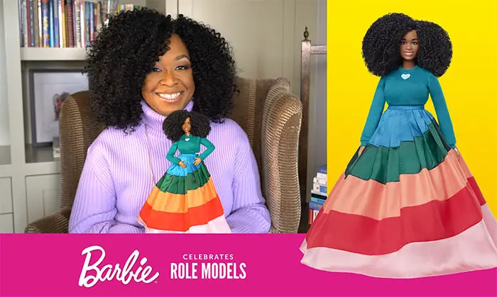 Shonda Rhimes and her barbie